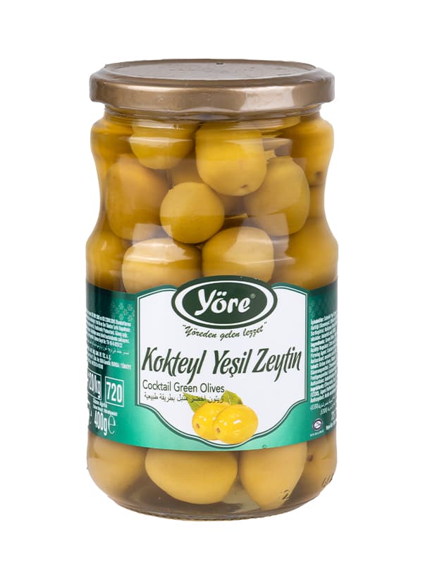 Yöre Domat Kokteyl Şampiyon Yeşil Zeytin (100-120 Kalibre) ürünü