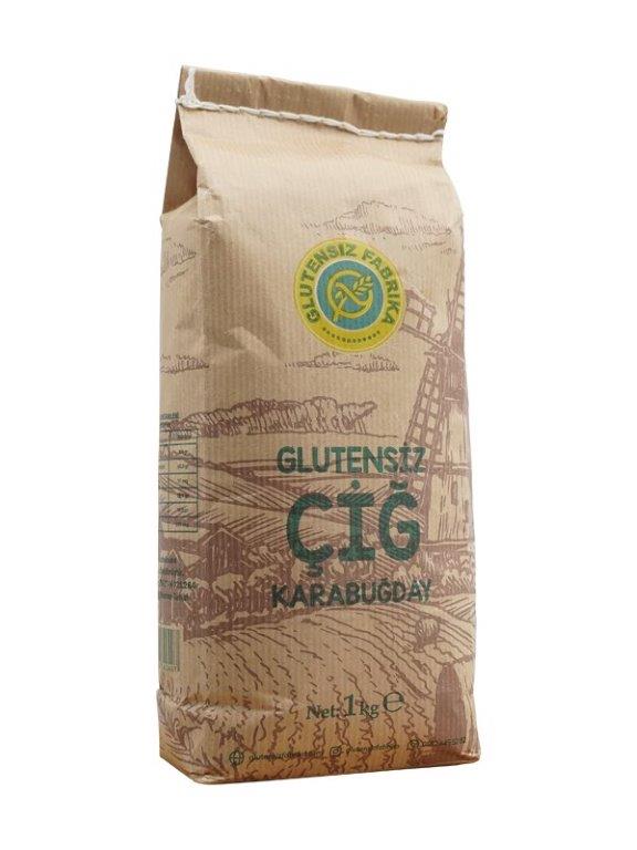 Glütensiz Fabrika Glütensiz Çiğ Karabuğday Tanesi 1 kg ürünü