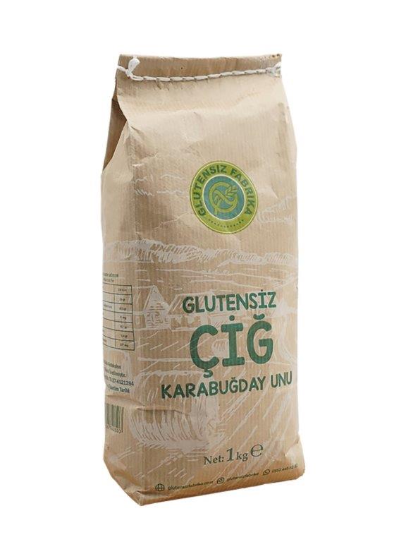 Glütensiz Fabrika Glütensiz Çiğ Karabuğday Unu 1 kg ürünü