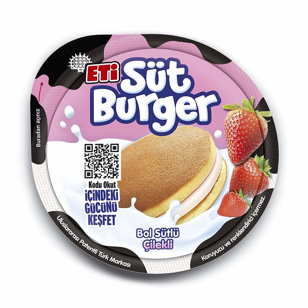 Eti Çilekli Süt Burger 35 gr ürünü